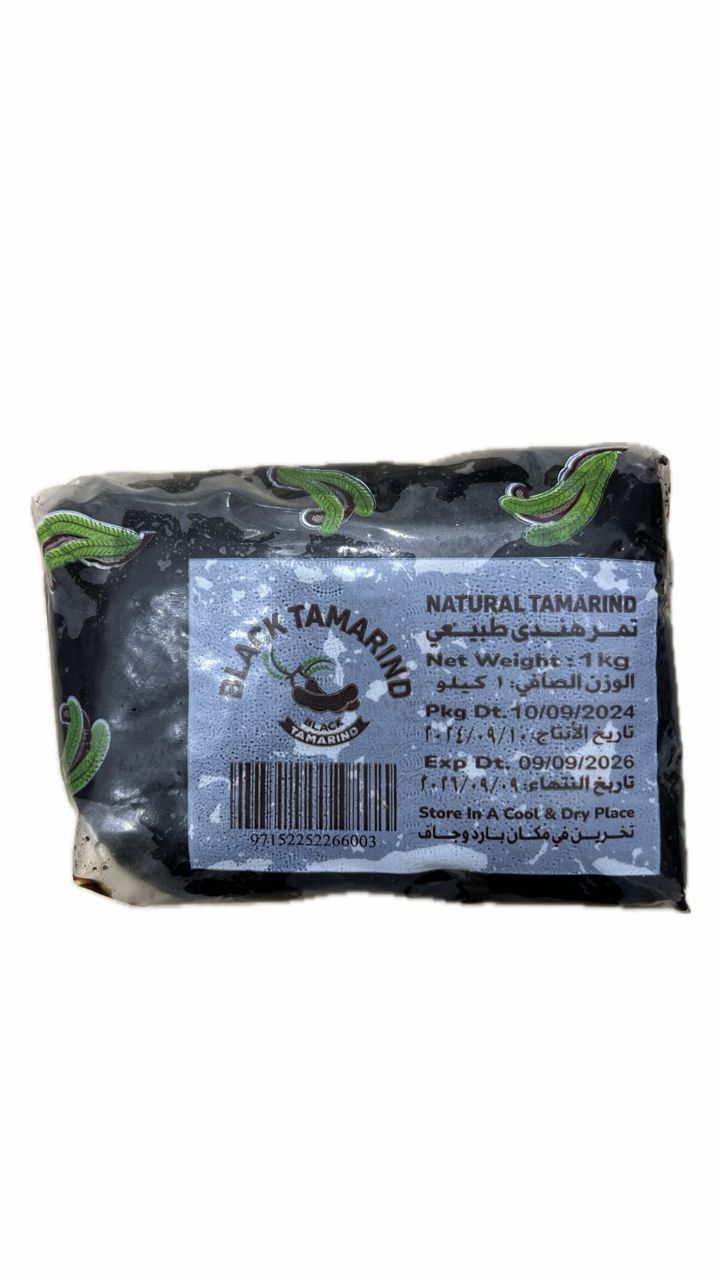 تمر هندی بدون هسته 1000 گرمی برند BLACK TAMR